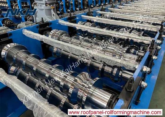 Roof Panel Roll Forming Machine Equipped with Hydraulic Uncoiler and PLC Control System for Roofing Sheet Fabrication
