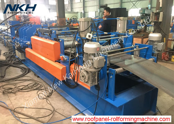 Heavy Gauge Steel Frame Roll Forming Machine 5mm Thickness With Gearbox