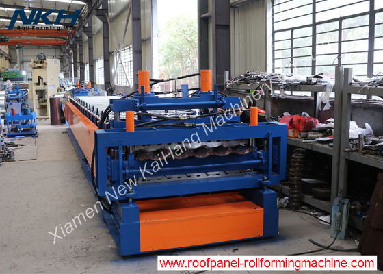 kupować Maszyna do formowania rolek dachowych / dachówek, formowanie metalu, walcowanie na zimno, dwuwarstwowa, dwuwarstwowa stal online manufacture