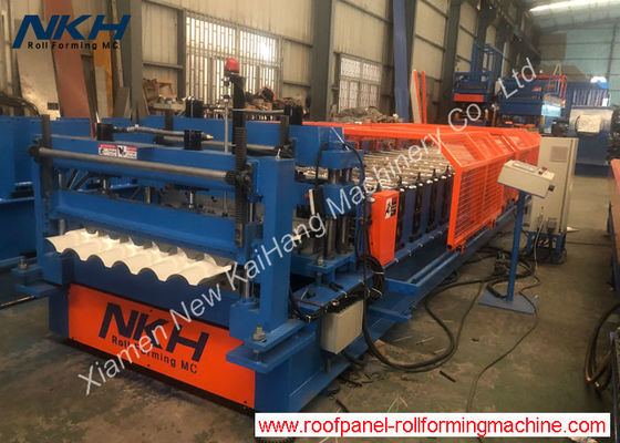 kupować Tile roll forming machine, step tile, metal tile, roofing tile, semi-round online manufacture