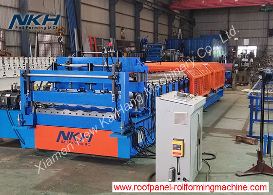 kupować YX22-211-1105 Roof Tile Roll Forming Machine Metal Roofing Machine Servo napęd silnika online manufacture