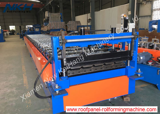 kupować Popularna indonezyjska rolka do formowania rolek mc, wstępnie malowane blachy, 0,42 mm, stalowa maszyna do formowania rolek dachowych online manufacture