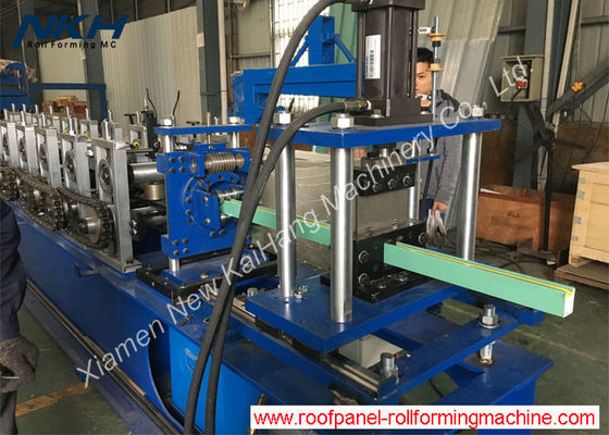 kupować Silence Door Guardrail Roll Forming Machine / Steel Profile Roll Forming Machine online manufacture